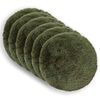 vidaXL Husă pentru pernă 6 pcs HEERLEN Verde &Oslash; 60 cm Fleece PV