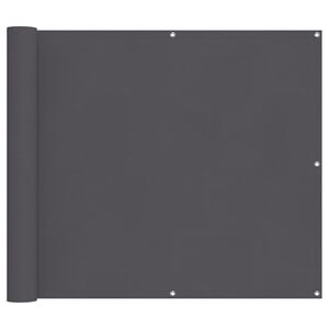 vidaXL Paravan de balcon, antracit, 90x1000 cm, 100% poliester oxford