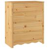 vidaXL Comodă cu sertare cu sertar Drammen Stejar 76,5 x 40 x 91 cm