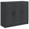 vidaXL Bufet Negru 89 x 34,5 x 77 cm Lemn prelucrat