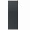 vidaXL Jaluzele venetiene Negru 220 x 75 cm Aluminiu