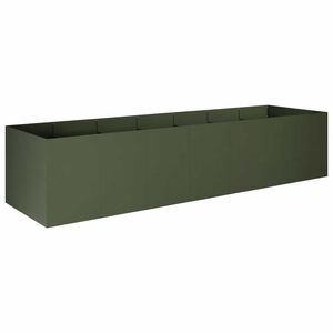vidaXL Vază pentru Grădină Verde măsliniu 280 x 80 x 60 cm