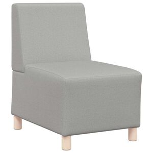 vidaXL Unitate Sofa Modulară Fără Brațe Gri nori 55 x 74 x 82 cm