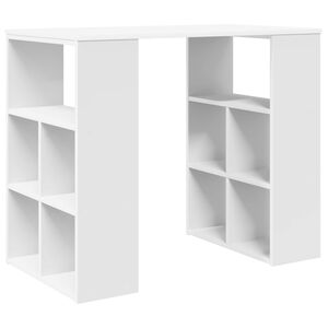 vidaXL Birou Alb Lemn prelucrat 90 x 50 x 75 cm