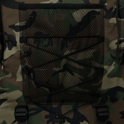 vidaXL Rucsac în stil militar, XXL, 100 L, camuflaj