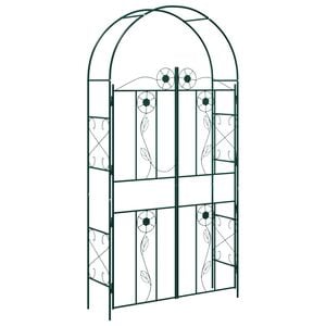 vidaXL Arc de Grădină Simplu Verde 115 x 37 x 226 cm