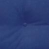 vidaXL Perna pentru spate Albastru Poliție 200 x 24 x 50 cm Catifea
