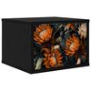 vidaXL Noptieră suspendată LOCHEM Stejar Negru 36 x 33 x 25 cm