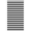 vidaXL Jaluzea tip zebra neagră lățime țesătură 130,9 cm poliester