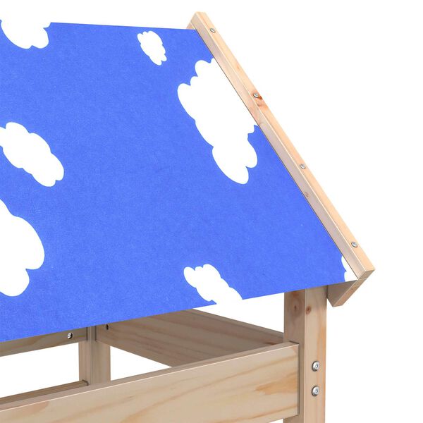 vidaXL Turn de joacă Maro 85 x 52,5 x 239 cm Lemn de pin masiv