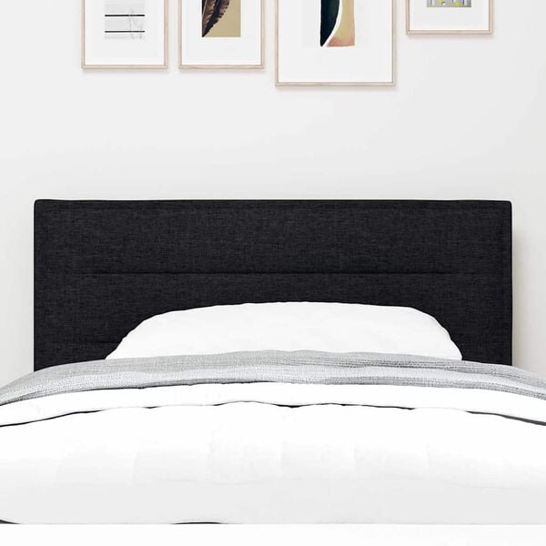 vidaXL Tăblie cap cu headboard Negru 100 cm Piele artificială