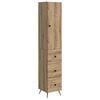 vidaXL Set de Dulapuri 2 pcs Stejar Artizanal 34,5 x 34,5 x 90 cm