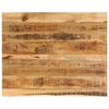 vidaXL Blat de masă margine naturală, 90x80x2,5 cm, lemn masiv mango