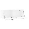 vidaXL Dulap de perete, alb, 100x36,5x35 cm, lemn compozit