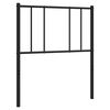 vidaXL Tăblie de pat de schimb metalică, negru, 100 cm