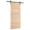 vidaXL Ușă glisantă natural 80 x 208 cm Lemn masiv de pin