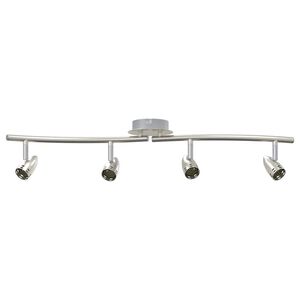 vidaXL Spot de tavan Nichel 61 x 10 x 12,5 cm Metal