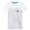 vidaXL Tricou pentru copii, ecru, 104