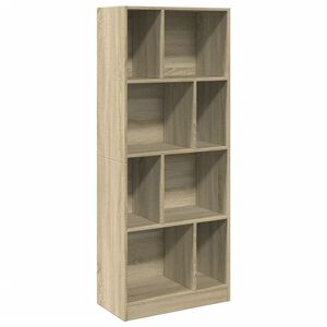vidaXL Bibliotecă, stejar sonoma, 57x28,5x141 cm, lemn prelucrat