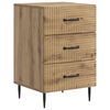 vidaXL Dulap de noapte Stejar Artizanal 43 x 41 x 66,5 cm
