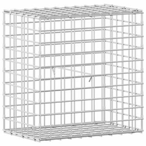vidaXL Gabion cu s&acirc;rmă de 3,5 mm și plasă de 5x5 cm 50x30x50 cm