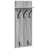 vidaXL Răcător de paltoane montat pe perete Gri Sonoma 40 x 10 x 90 cm