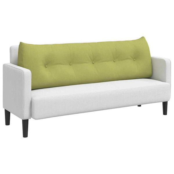 vidaXL Perna pentru spate Verde deschis 160 x 24 x 50 cm țesătură