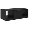 vidaXL Masă de cafea Stejar Negru 102 x 50 x 36cm Lemn prelucrat