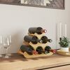vidaXL Raft de vin, pentru 6 sticle, 35x18x25,5 cm, bambus