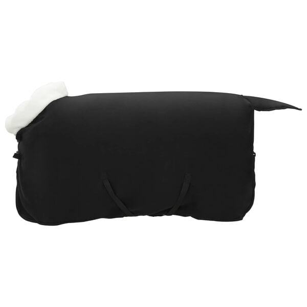 vidaXL Pătură pentru cai Negru 95 cm Fleece polar