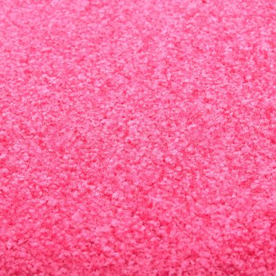 vidaXL Covoraș de ușă lavabil, roz, 40 x 60 cm