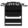 vidaXL Masă de Foosball Stejar Negru 146,5 x 74 x 85 cm Lemn compozit
