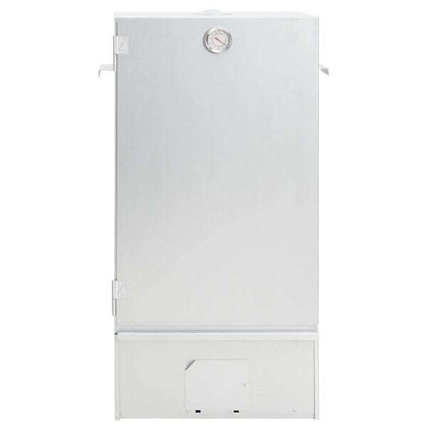 vidaXL Afumătoare grătar cu așchii lemn 44,5x29x83 cm, oțel galvanizat