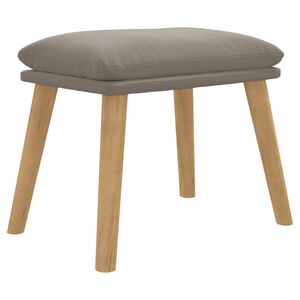 vidaXL Taburet, gri deschis, 45x29,5x35 cm, catifea