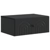 vidaXL Dulap de noapte suspendat Negru 49 x 34,5 x 20 cm