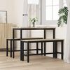 vidaXL Bancă de Dining 2 pcs Stejar Sonoma 100 x 32,5 x 48,5 cm