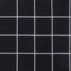 vidaXL Perna pentru bănci de grădină Carouri Negru 180 x 50 x 4 cm