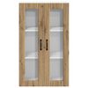 vidaXL Dulap suspendat de bucătărie Stejar Artizanal 60 x 31 x 100 cm
