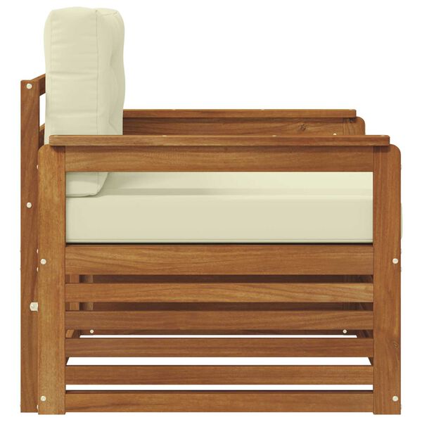 vidaXL Set de canapele de exterior Lemn de acacia solid și poliester