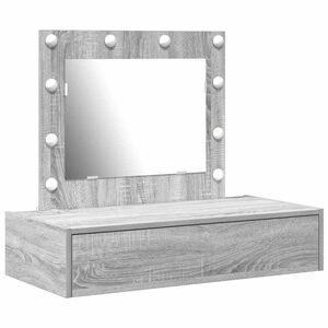 vidaXL Masă de Machiaj Gri 83 x 40 x 70 cm Lemn prelucrat
