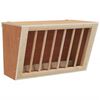 vidaXL Hrănitor pentru f&acirc;n de iepuri, 37x18,5x23 cm, lemn masiv brad