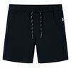 vidaXL Pantaloni scurți pentru copii cu șnur, bleumarin, 128