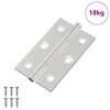 vidaXL Hinge Simplu 899 buc. Argintiu 58 x 35 x 1 mm Oțel
