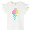 Tricou pentru copii, ecru, 140