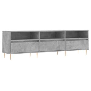 vidaXL Comodă TV, gri beton, 150x30x44,5 cm, lemn prelucrat