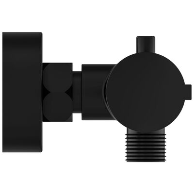 SCHÜTTE Robinet de duș termostatic LONDON, negru mat, 5,5 cm