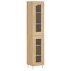 vidaXL Dulap &icirc;nalt, stejar sonoma, 34,5x34x180 cm, lemn prelucrat