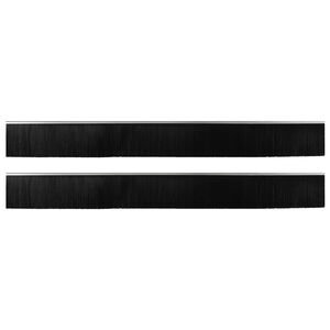 vidaXL Dopuri pentru uși autoadezive 2 pcs Argintiu 100 cm