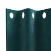 vidaXL Perdele opace 2 pcs Verde &icirc;nchis 140 x 140 cm Catifea