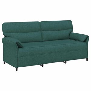 vidaXL Canapea 100% poliester, cadru din metal, MDF, placaj